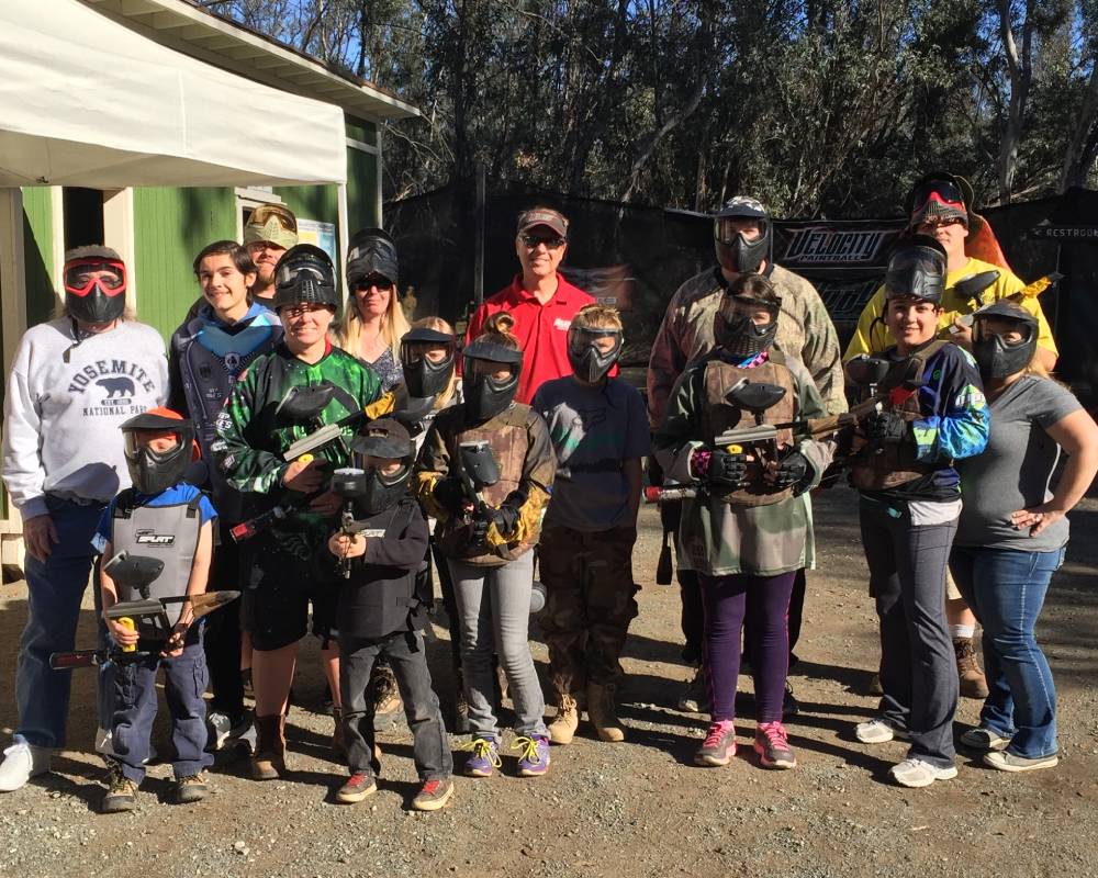 Paintball Birthday Party at Velocity Paintball located in San Diego County, Ramona, CA