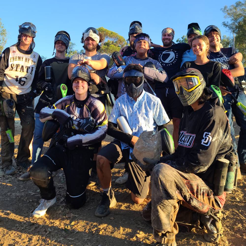 Private Group at Velocity Paintball Park in San Diego County