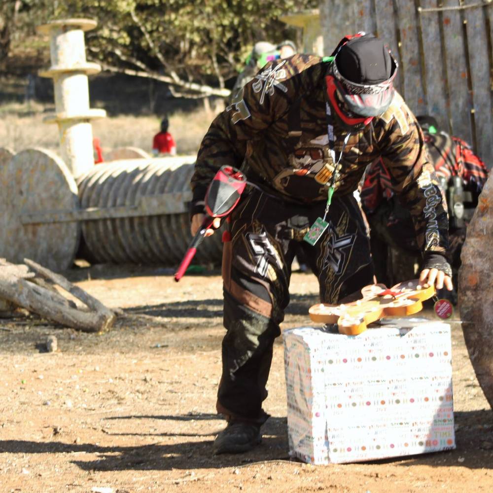 Santa's vs Grinch's Big Games Event at Velocity Paintball Park in San Diego County